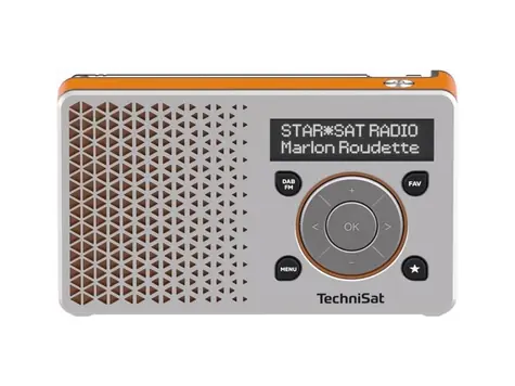 TechniSat DIGITRADIO 1 stříbrná-oranžová