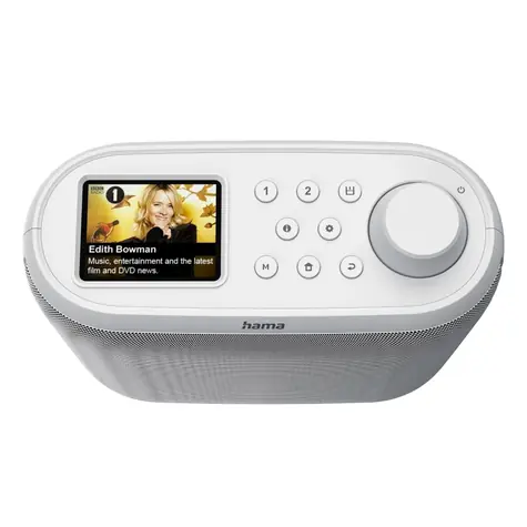Hama internetové rádio DIR400 bílá / DAB+ / Bluetooth / App