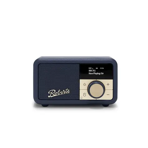 Roberts Radio Revival Petite 2 Midnight Blue / Přenosné rádio / DAB+ a FM / USB-C / BT / LCD Displej / 3.5mm 