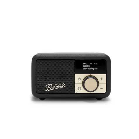 Roberts Radio Revival Petite 2 Black / Přenosné rádio / DAB+ a FM / USB-C / BT / LCD Displej / 3.5mm 