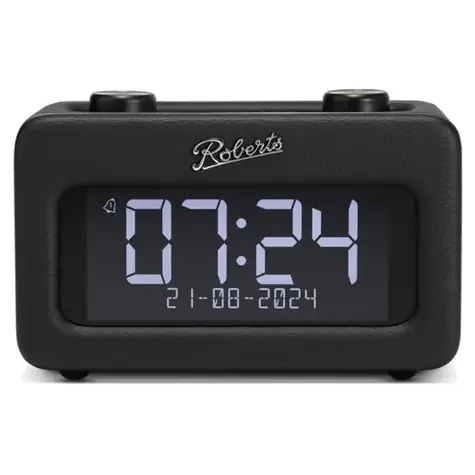 Roberts Radio Revival Rest Black / Radiobudík / DAB+ a FM / USB-A / BT / LCD Displej / 3.5mm 