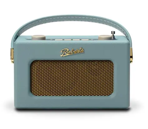 Roberts Radio Revival Uno Duck Egg Blue / Přenosné rádio / DAB+ a FM / BT / LCD Displej / 3.5mm 