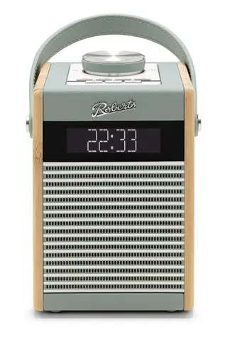 Roberts Radio Rambler Midi Duck Egg Blue / Přenosné rádio / DAB+ a FM / USB / BT / LCD Displej 