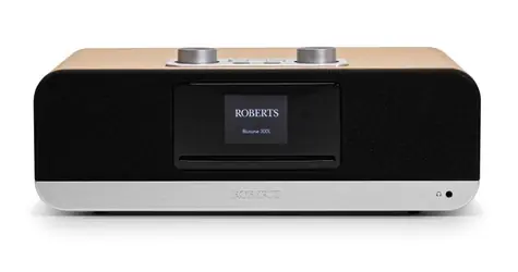 Roberts Radio BluTune 300L Cherry / Rádio / DAB+ a FM / USB / BT + Wi-Fi / CD / LCD Displej / 3.5mm 