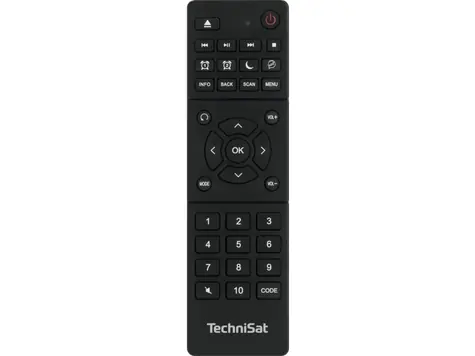 Rozbaleno - TechniSat TECHNICONTROL DAB+ / Dálkový ovladač určený pro všechna digitální rádia TechniSat DAB+ / rozbaleno