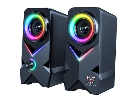 Onikuma L2 černá / Herní reproduktory / RGB / USB / Bluetooth / kabel 1.4 m