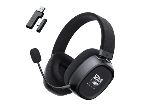 ONIKUMA GT830 černá / Herní sluchátka /  USB-A / USB-C / Bluetooth 5.4 