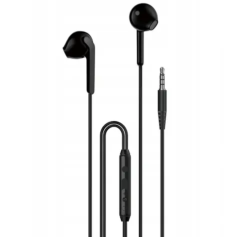 Dudao X3 drátová sluchátka do uší černá / s mikrofonem / 3.5 mm jack 