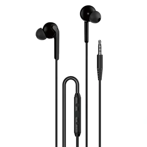 Dudao X3 drátová sluchátka do uší černá / s mikrofonem / 3.5 mm jack 