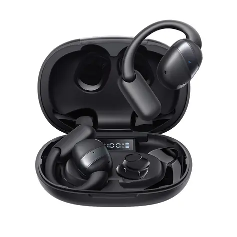 Joyroom JR-OE4 Openfree TWS černá / Bezdrátová sluchátka / Bluetooth 5.4 / IPX4