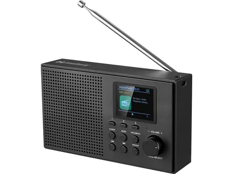 Sandberg Speaker Radio DAB+BT Recharge černá / FM + DAB / 2000mAh / Bluetooth 