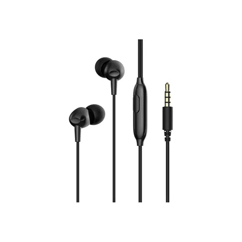Havit E48P černá / sluchátka do uší s mikrofonem / jack 3.5mm