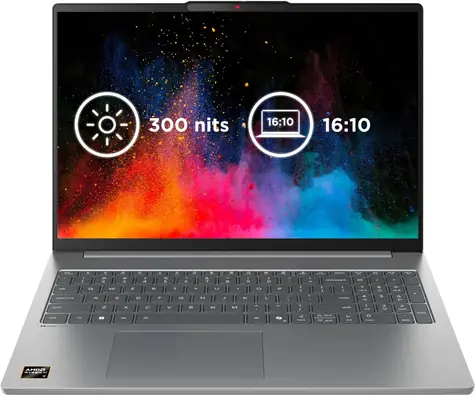 Lenovo IdeaPad Slim 5 16ARP10 šedá / 16" WUXGA / AMD Ryzen 5 7535HS / 16GB / 512GB SSD / AMD Radeon / W11H