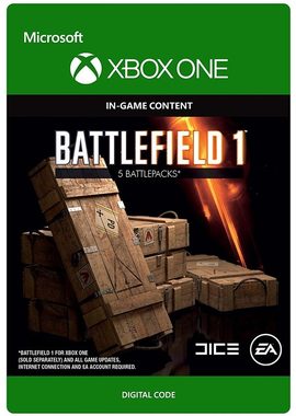 XONE Battlefield 1: Battlepack X 5 / Elektronická licence / Herní obsah