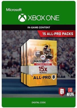 XONE Madden NFL 17: 15 All-Pro Pack Bundle / Elektronická licence / Herní obsah