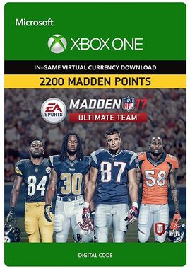XONE Madden NFL 17: MUT 2200 Madden Points / Elektronická licence / Herní měna