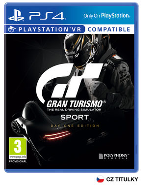 PS4 Gran Turismo Sport - Day One Edition / Závodní / CZ titulky / od 3 let / Hra pro Playstation 4
