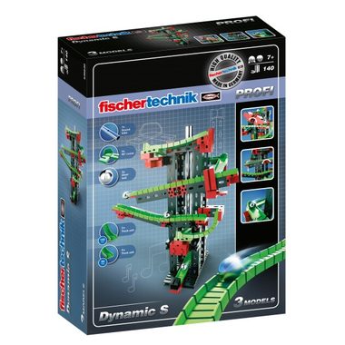 Fischertechnik Profi Dynamic S / Kuličková dráha / od 7 let / 3 modely / 140 dílů
