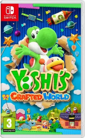 Switch Yoshi's Crafted World / Plošinovka / Angličtina / od 3 let / Hra pro Nintendo Switch