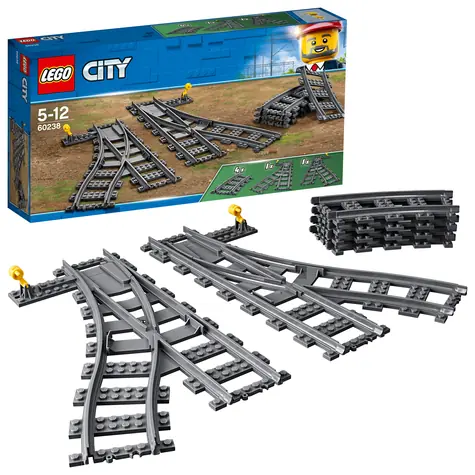 LEGO® City 60238 Výhybky / Počet dílků: 8 / od 5 let