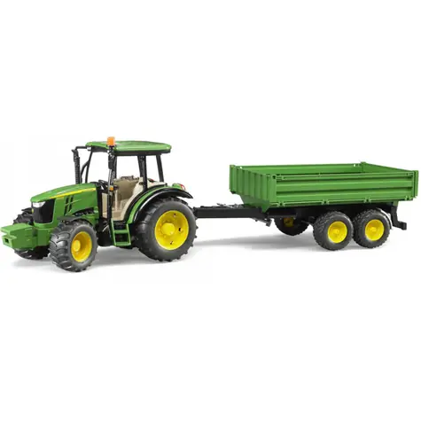 Bruder 02108 Traktor John Deere 5115M s vozem / 1:16 / od 3 let