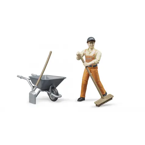 Bruder 62130 Komunální pracovník figurka / 1:16 / od 4 let