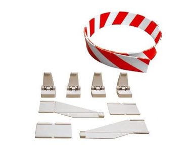 Carrera 85220 EVO | D132 | D124 - Mantinel + držáky k mantinelu - Délka 3 m