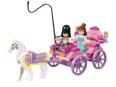 Sluban Girls Dream Princess M38-B0239 Princeznin kočár / LEGO - kompatibilní / Počet figurek|dílků: 2|99 / od 6 let
