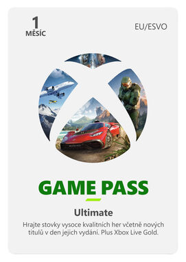 Microsoft Game Pass Ultimate 1m / přístup na 1 měsíc / elektronická licence