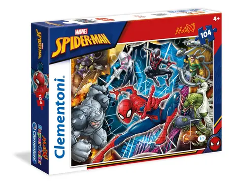 Clementoni PUZZLE SuperColor Maxi 23716 Spider-Man / 104 dílků / 4+ let