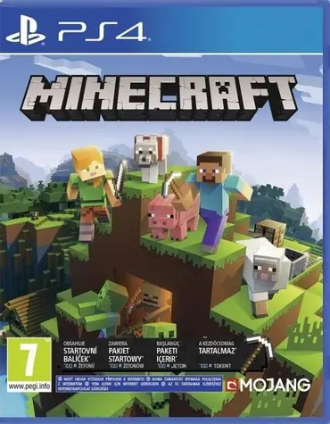 PS4 Minecraft: Bedrock Edition / Dětské / Angličtina / od 7 let / Hra pro Playstation 4