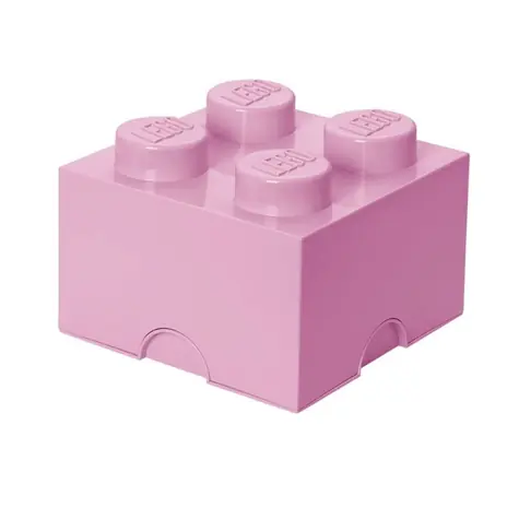 LEGO® Storage 40031738 Úložný box 250x250x180mm - světle růžová