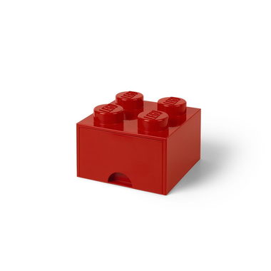 Room Copenhagen 40051730  Úložný box s šuplíkem 250x250x180mm - červená
