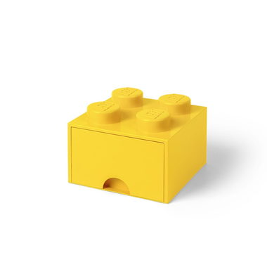 Room Copenhagen 40051732  Úložný box s šuplíkem 250x250x180mm - žlutá
