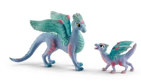 Schleich Bayala 70592 Květový dráček - matka a mládě / od 3 let