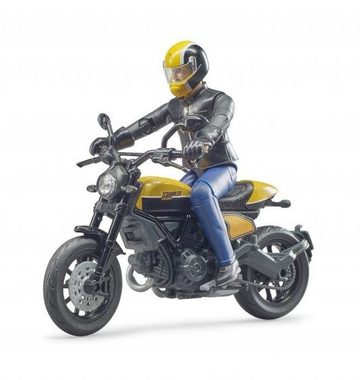 Bruder 63053 BWORLD Motocykl Scrambler Ducati Scrambler s jezdcem / 1:16 / od 4 let