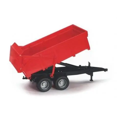 Bruder 02211 Valník s automatickou zadní stěnou červený / 1:16 / 3+