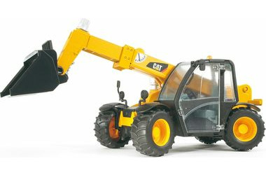 Bruder 02141 Nakladač CAT manipulátor s výsuvným ramenem / 1:16 / 3+