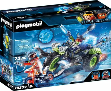 Playmobil® Top Agents 70232 ARCTIC REBELS Ledová tříkolka /od 4 let