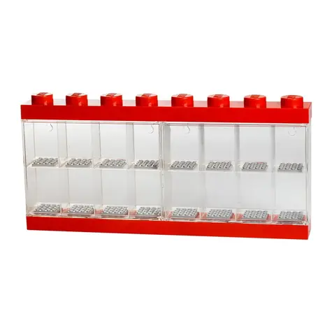 LEGO® Storage 40660001 Minifiguren Display Case 16 červená / sběratelská skříňka na 16 minifigurek