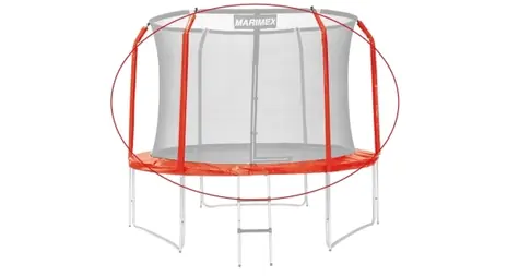 Marimex sada krytu pružin a rukávů pro trampolínu 305 cm - červená