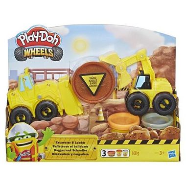 Hasbro Play-Doh Wheels Stavba - bagr a buldozer / od 3 let / doprodej