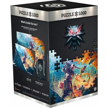 The Witcher: Griffin Fight Puzzle / 1000 dílků / 68x48 cm