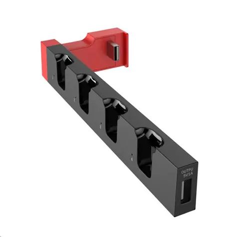 iPega 9186 Charger Dock pro N-Switch a Joy-con černo-červená
