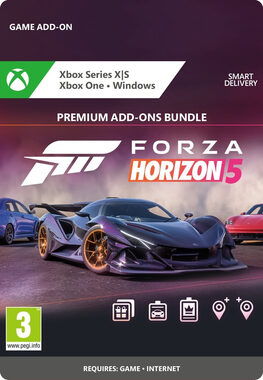 XSX Forza Horizon 5: Premium Add-Ons / El. licence / Závodní / Angličtina / od 3 let / DLC pro Xbox Series