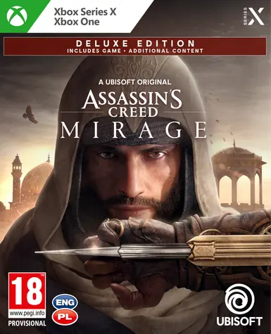 XONE & XSX Assassins Creed Mirage Deluxe Edition / Akční / Angličtina / od 18 let / Hra pro Xbox One & XSX