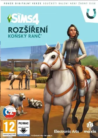PC The Sims 4 - Koňský ranč (EP14) / Simulátor / Čestina / od 12 let / DLC