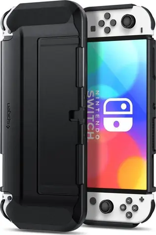 Spigen Thin Fit ochranný kryt pro Nintendo Switch OLED černá