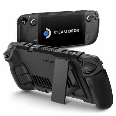 Spigen Thin Fit with Kick Stand ochranný kryt pro Steam Deck černá 