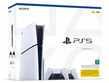 PlayStation 5 (typ modelu - slim) + 2x DualSense Wireless Controller White